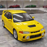 [MotorHelix] 1:18 Mitsubishi 1997 Lancer Evolution IV Yellow Model Car Die-Cast