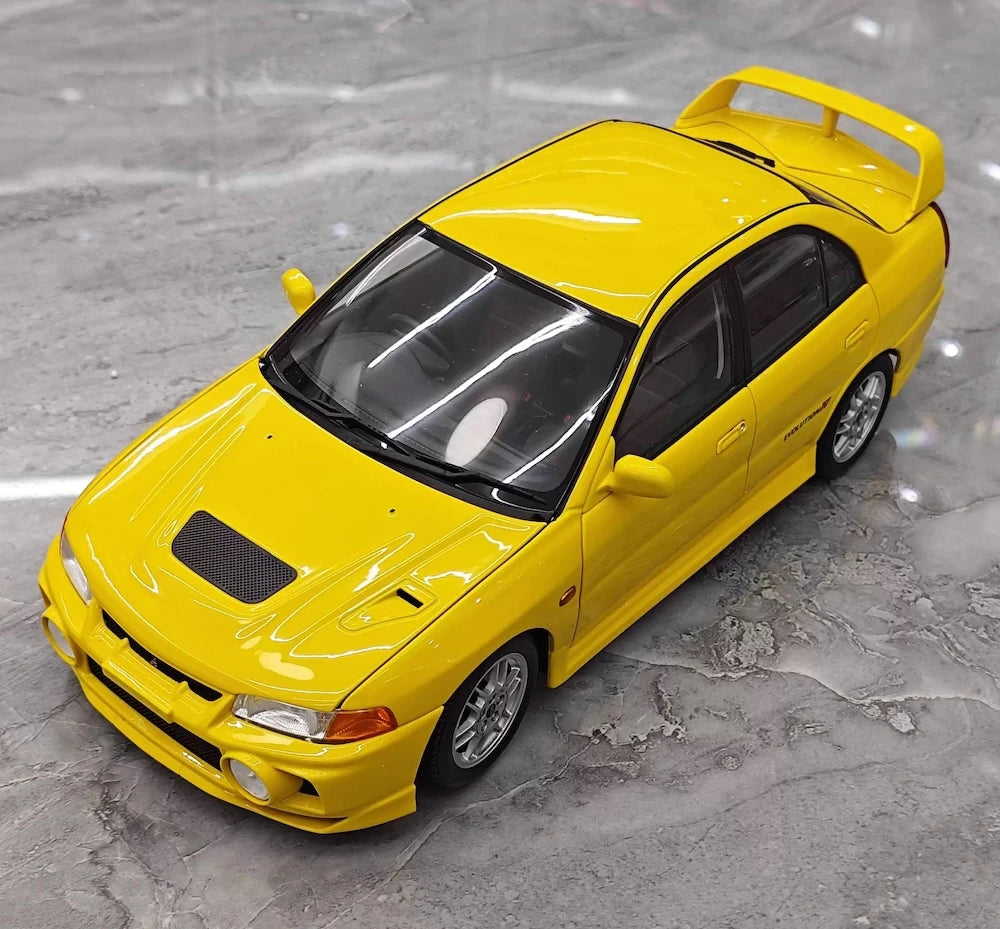 [MotorHelix] 1:18 Mitsubishi 1997 Lancer Evolution IV Yellow Model Car Die-Cast