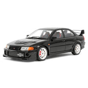 MotorHelix Mitsubishi 2000 Lancer Evolution VI GSR Tommi Makinen Edition Schwarz 1:18 – Sammler-Modellauto aus Druckguss