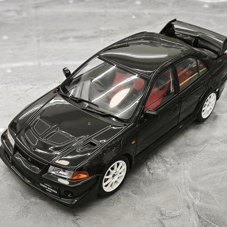 MotorHelix Mitsubishi 2000 Lancer Evolution VI GSR Tommi Makinen Edition Black 1:18 – Collectible Diecast Model Die-Cast