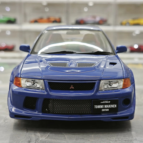 MotorHelix Mitsubishi 2000 Lancer Evolution VI GSR Tommi Makinen Edition Blue 1:18 – Collectible Diecast Model Die-Cast