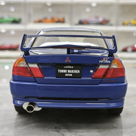 MotorHelix Mitsubishi 2000 Lancer Evolution VI GSR Tommi Makinen Edition Blue 1:18 – Collectible Diecast Model Die-Cast