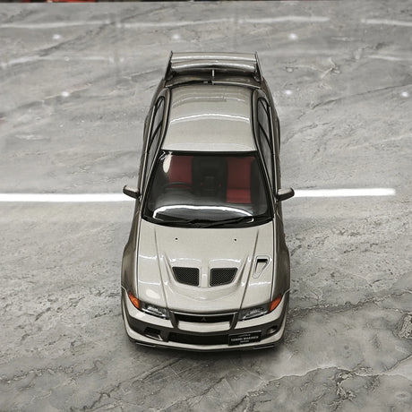 MotorHelix Mitsubishi 2000 Lancer Evolution VI GSR Tommi Makinen Edition Silver 1:18 – Collectible Diecast Model Die-Cast