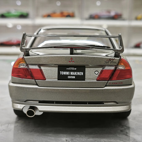 MotorHelix Mitsubishi 2000 Lancer Evolution VI GSR Tommi Makinen Edition Silver 1:18 – Collectible Diecast Model Die-Cast