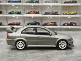 MotorHelix Mitsubishi 2000 Lancer Evolution VI GSR 토미 마키넨 에디션 실버 1:18 – 수집용 다이캐스트 모델 다이캐스트