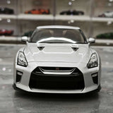 MotorHelix Nissan 2007 GT-R R35 Metal Silver 1:18 – Collectible Diecast Model Die-Cast