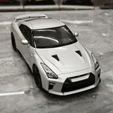 MotorHelix Nissan 2007 GT-R R35 Metal Silver 1:18 – Collectible Diecast Model Die-Cast
