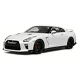 MotorHelix Nissan 2007 GT-R R35 Metal Silver 1:18 – Collectible Diecast Model Die-Cast