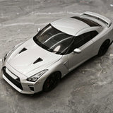 MotorHelix Nissan 2007 GT-R R35 Metal Silver 1:18 – Collectible Diecast Model Die-Cast