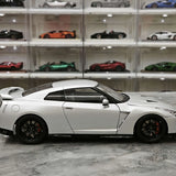 MotorHelix Nissan 2007 GT-R R35 Metal Silver 1:18 – Collectible Diecast Model Die-Cast
