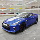 [MotorHelix] 1:18 Nissan 2019 GT-R R35 50th Anniversary Blue Model Car Die-Cast