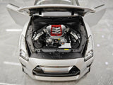 [MotorHelix] 1:18 Nissan 2019 GT-R R35 50th Anniversary Silver Model Car Die-Cast