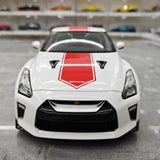 [MotorHelix] 1:18 Nissan 2019 GT-R R35 50th Anniversary blanc voiture miniature Die-Cast
