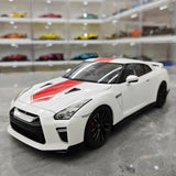 [MotorHelix] 1:18 Nissan 2019 GT-R R35 50th Anniversary blanc voiture miniature Die-Cast