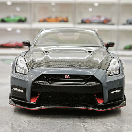 MotorHelix Nissan 2022 GT-R NISMO Special Edition Gray 1:18 – Modello da collezione pressofuso