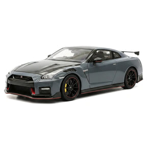 MotorHelix Nissan 2022 GT-R NISMO Special Edition Gray 1:18 – Modello da collezione pressofuso