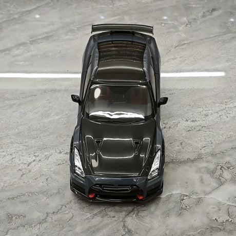 MotorHelix Nissan 2022 GT-R NISMO Special Edition Gray 1:18 – Modello da collezione pressofuso