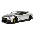 MotorHelix Nissan 2022 GT-R NISMO Special Edition Silver 1:18 – Modello da collezione in pressofuso