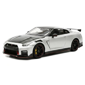 MotorHelix Nissan 2022 GT-R NISMO Special Edition Silver 1:18 – Modello da collezione in pressofuso