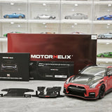 MotorHelix Nissan 2022 GT-R NISMO Special Edition Red 1:18 – Modello Pressofuso da collezione