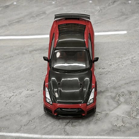 MotorHelix Nissan 2022 GT-R NISMO Special Edition Red 1:18 – Modello Pressofuso da collezione