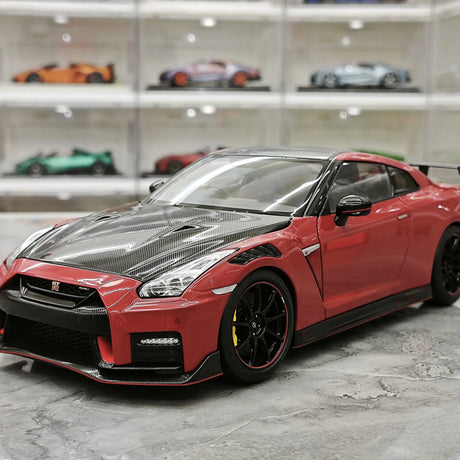 MotorHelix Nissan 2022 GT-R NISMO Special Edition Red 1:18 – Modello Pressofuso da collezione