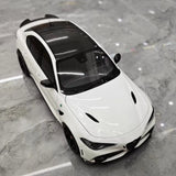 [MotorHelix] 1:18 Alfa Romeo 2020 Giulia GTA White Model Car Die-Cast