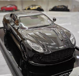 [MotorHelix] 1:18 Aston Martin 2023 DB12 Coupe Black Model Car Resin