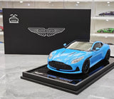[MotorHelix] 1:18 Aston Martin 2023 DB12 Coupe Cyan Model Car Resin