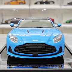 [MotorHelix] 1:18 Aston Martin 2023 DB12 Coupe Cyan Model Car Resin