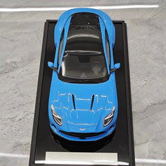[MotorHelix] 1:18 Aston Martin 2023 DB12 Coupe Cyan Model Car Resin