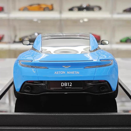 [MotorHelix] 1:18 Aston Martin 2023 DB12 Coupe Cyan Model Car Resin