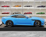 [MotorHelix] 1:18 Aston Martin 2023 DB12 Coupe Cyan Model Car Resin