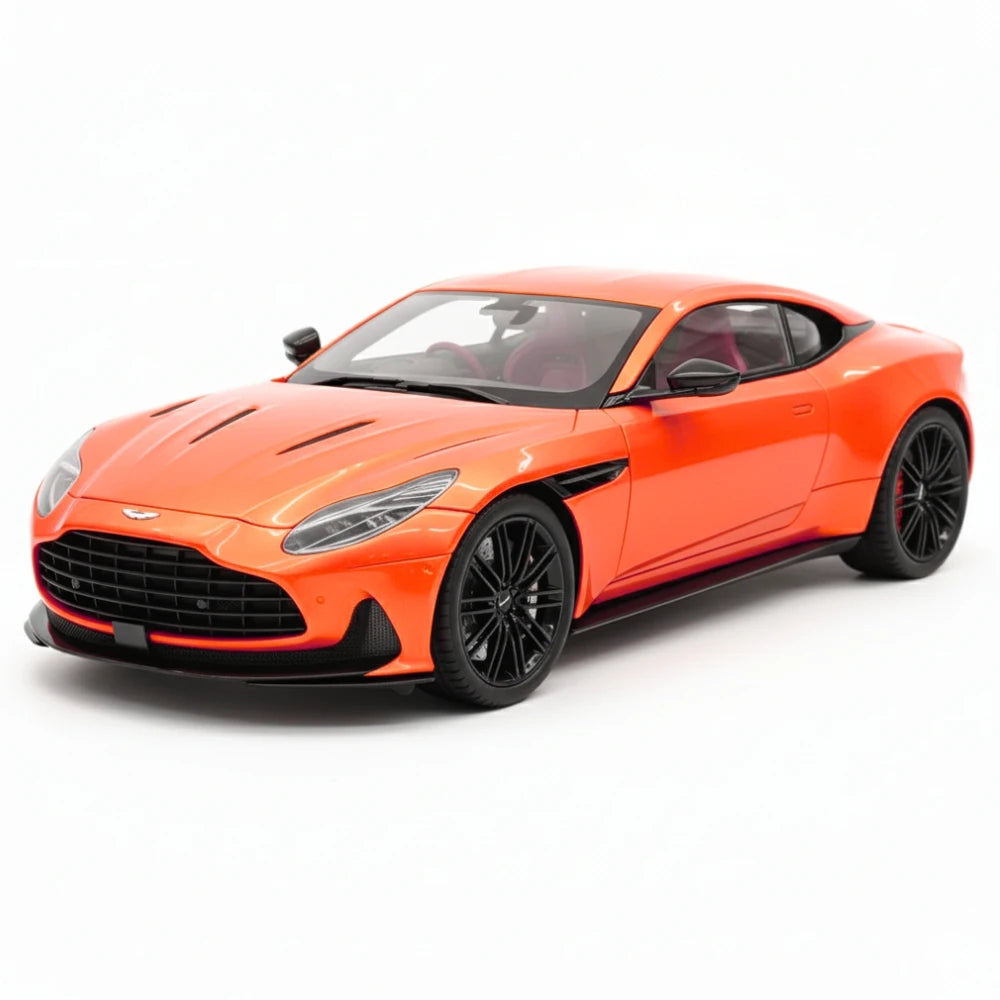 [MotorHelix] 1:18 Aston Martin 2023 DB12 Coupe Orange Model Car Resin
