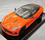 [MotorHelix] 1:18 Aston Martin 2023 DB12 Coupe Orange Model Car Resin
