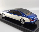 [MotorHelix] 1:18 Mercedes-Maybach 2007 62S Landaulet Silver & Blue Model Car Resin