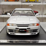 [MotorHelix] 1:18 Nissan 1990 Skyline GTR R32 Silver Model Car Resin