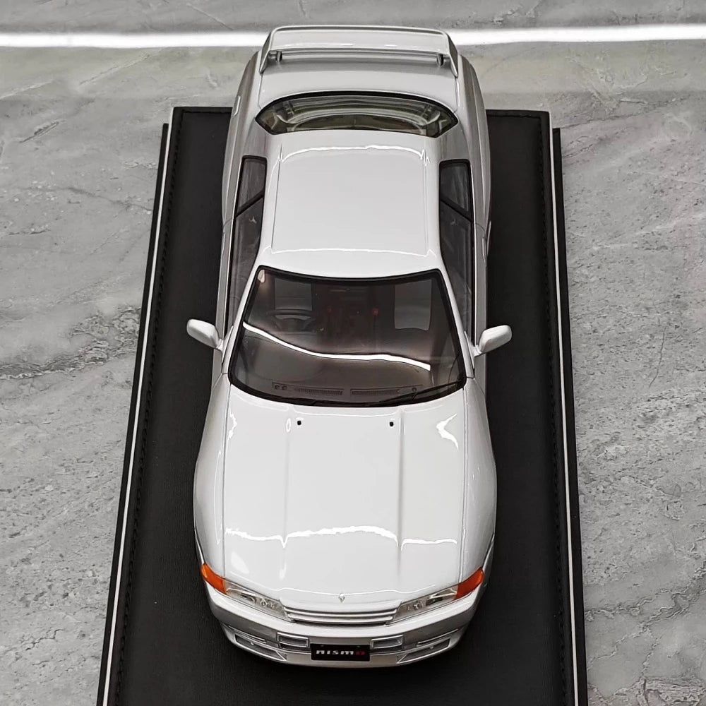 [MotorHelix] 1:18 Nissan 1990 Skyline GTR R32 Silver Model Car Resin