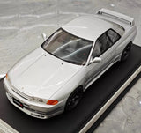[MotorHelix] 1:18 Nissan 1990 Skyline GTR R32 Silver Model Car Resin