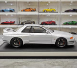 [MotorHelix] 1:18 Nissan 1990 Skyline GTR R32 Silver Model Car Resin
