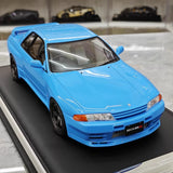 [MotorHelix] 1:18 Nissan 1990 Skyline GTR R32 Blue Model Car Resin