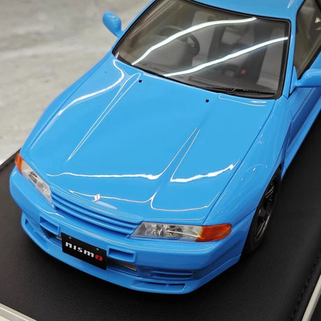 [MotorHelix] 1:18 Nissan 1990 Skyline GTR R32 Blue Model Car Resin