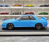 [MotorHelix] 1:18 Nissan 1990 Skyline GTR R32 Blue Model Car Resin