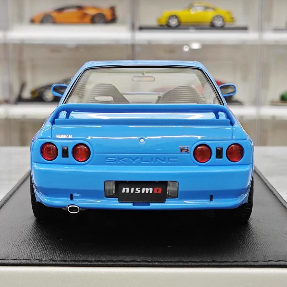 [MotorHelix] 1:18 Nissan 1990 Skyline GTR R32 Blue Model Car Resin