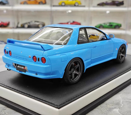 [MotorHelix] 1:18 Nissan 1990 Skyline GTR R32 Blue Model Car Resin