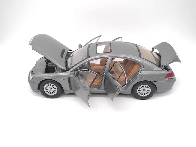[MotorMax] 1:18 BMW 2002 E65 745i Gray Model Car Die-Cast