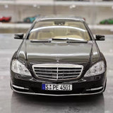 [MotorHelix] 1:18 Mercedes-Benz 2010 W221 S600L Black Model Car Die-Cast