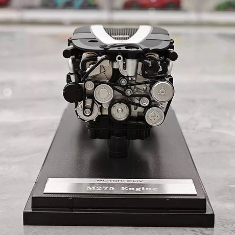 [MotorHelix] 1:18 Mercedes-Benz 2010 W221 S600L Black Model Car Die-Cast