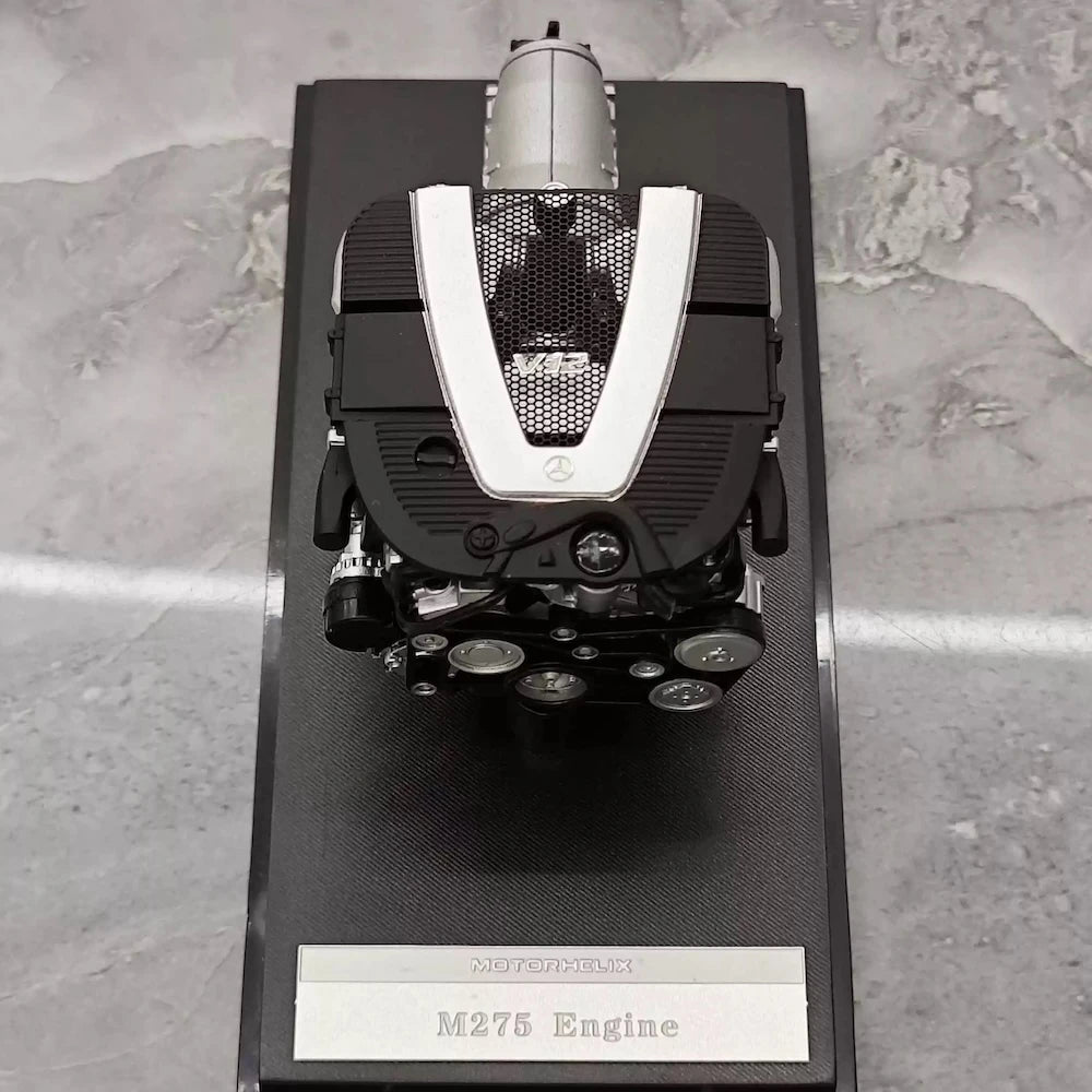 [MotorHelix] 1:18 Mercedes-Benz 2010 W221 S600L Black Model Car Die-Cast