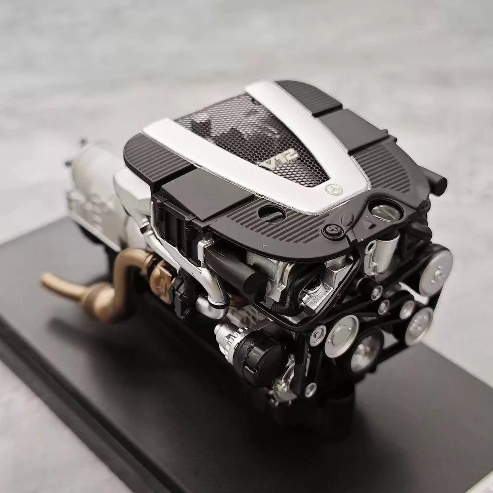 [MotorHelix] 1:18 Mercedes-Benz 2010 W221 S600L Black Model Car Die-Cast